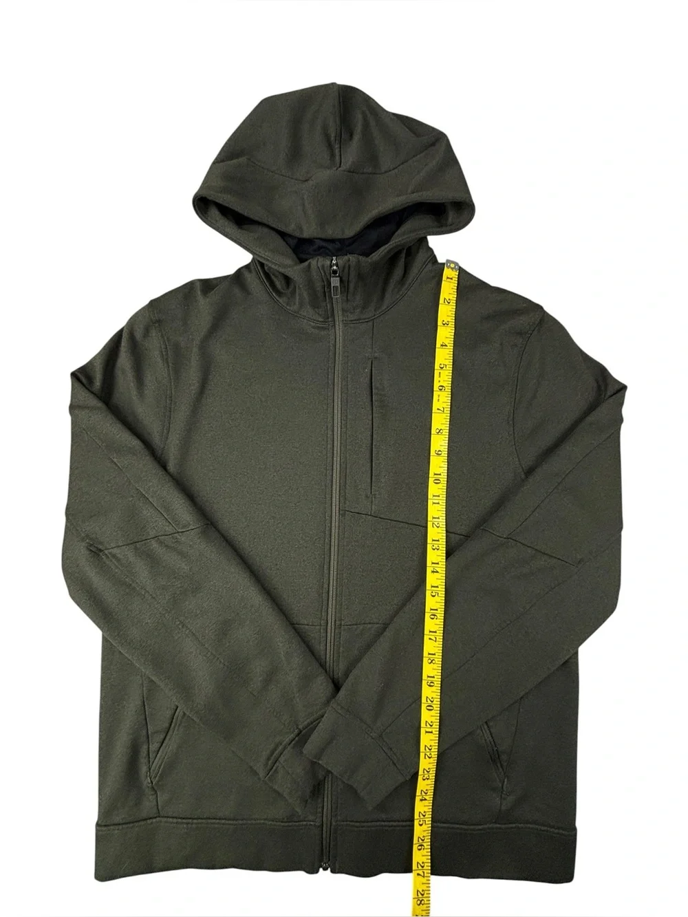 Lululemon | City Sweat hoodie Thermo | Heathered Dark Olive | Large